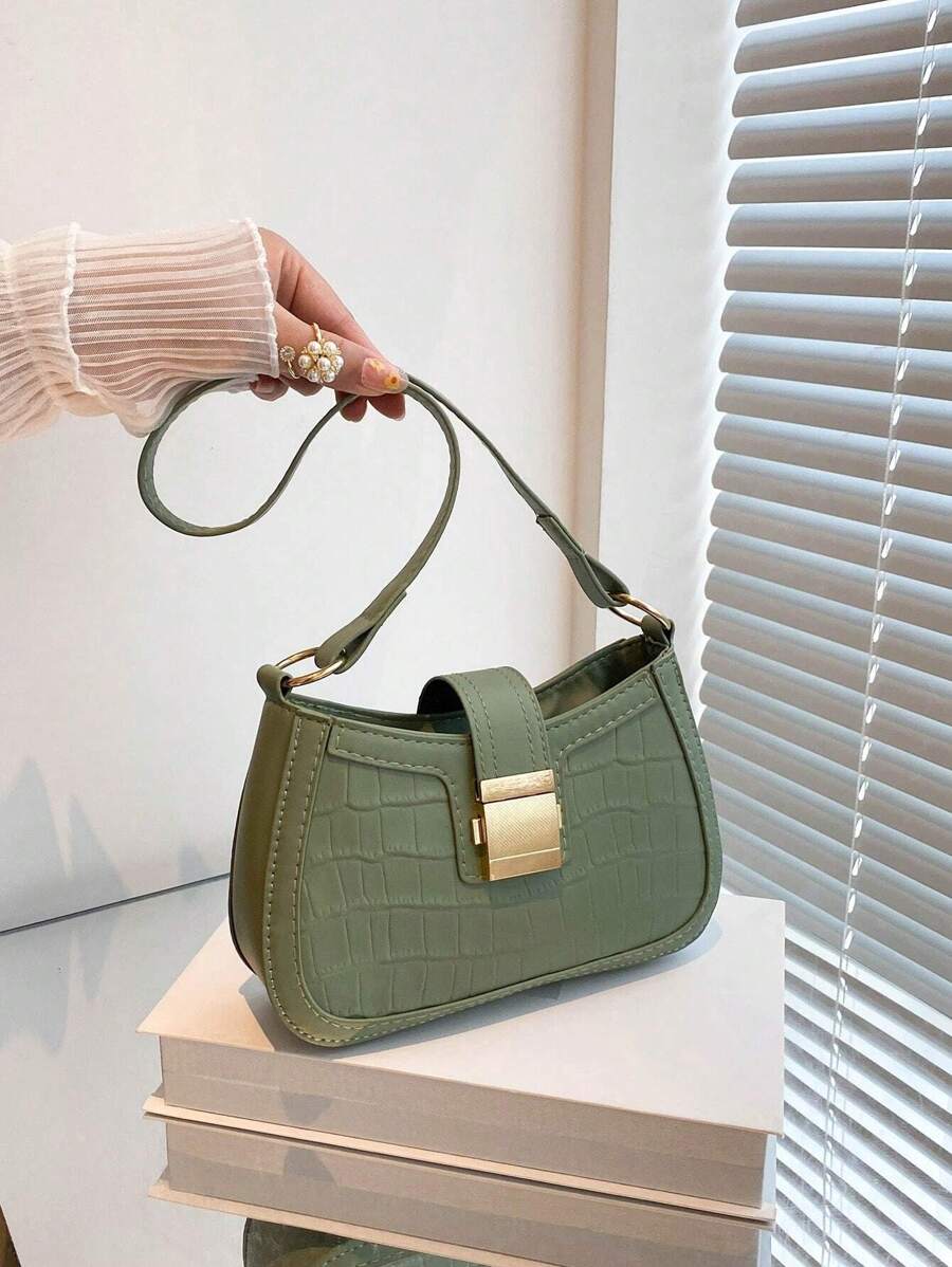 Chic & Glam – Sac à bandoulière en cuir avec poches et design polyvalent