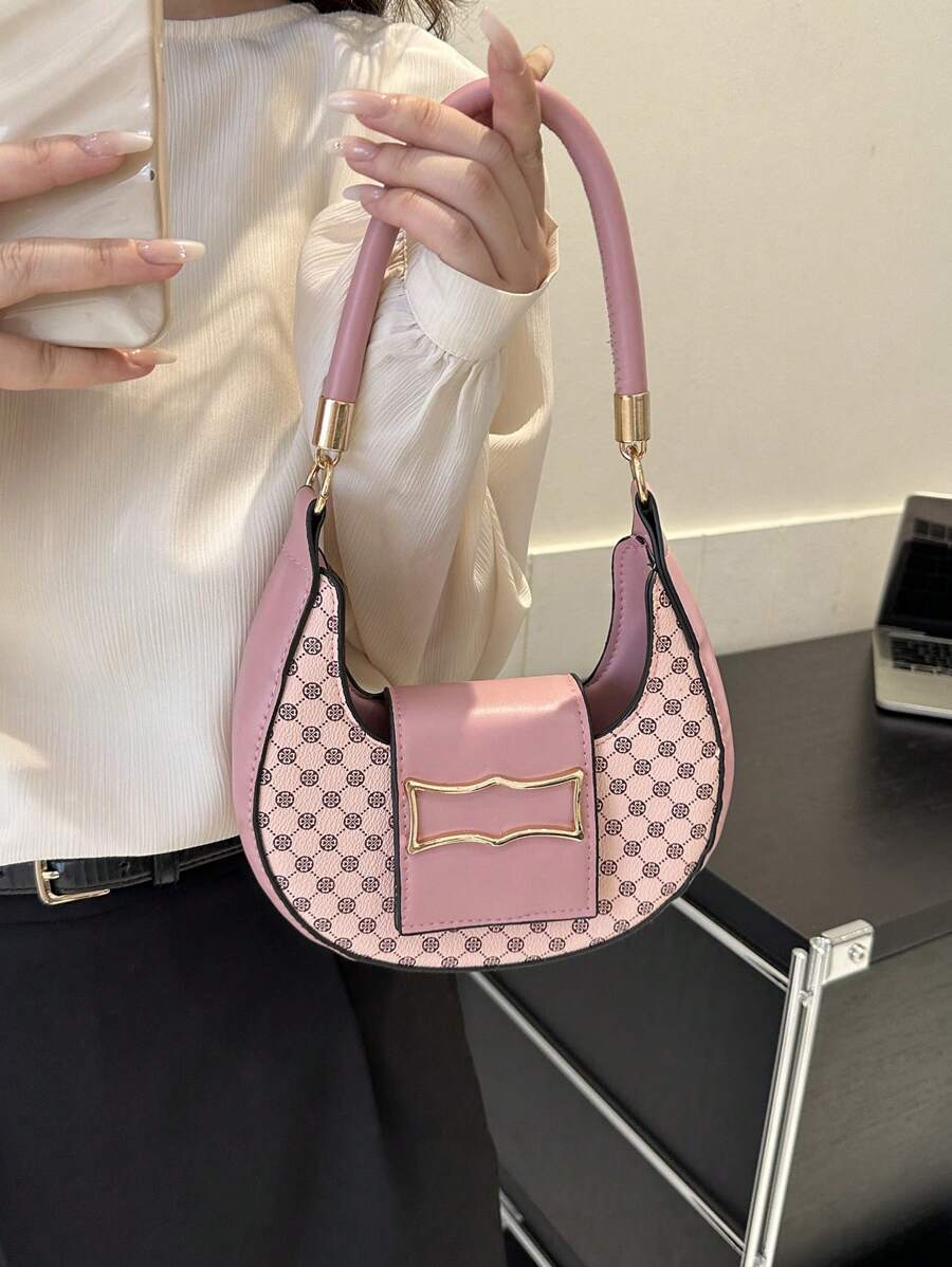 Sac à épaule mini en patchwork géométrique, pratique et léger