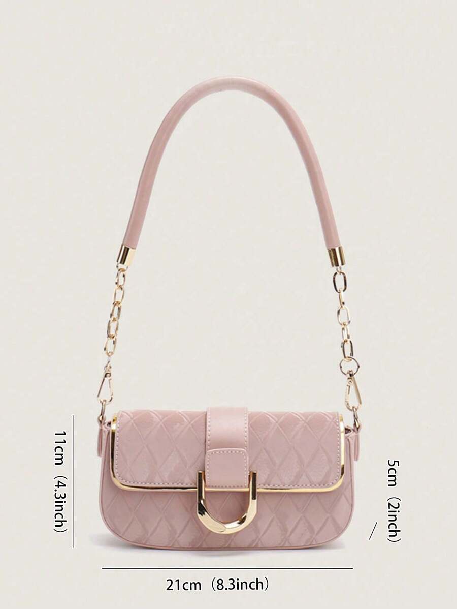 ChicMinimal – Sac à bandoulière carré en cuir avec design épuré et bandoulière ajustable