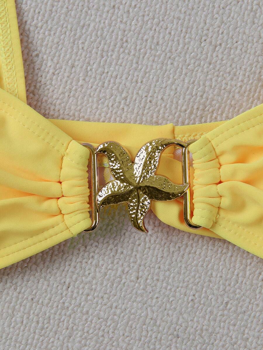 ATYWS – Bikini femme avec décoration étoile de mer et coupe sexy