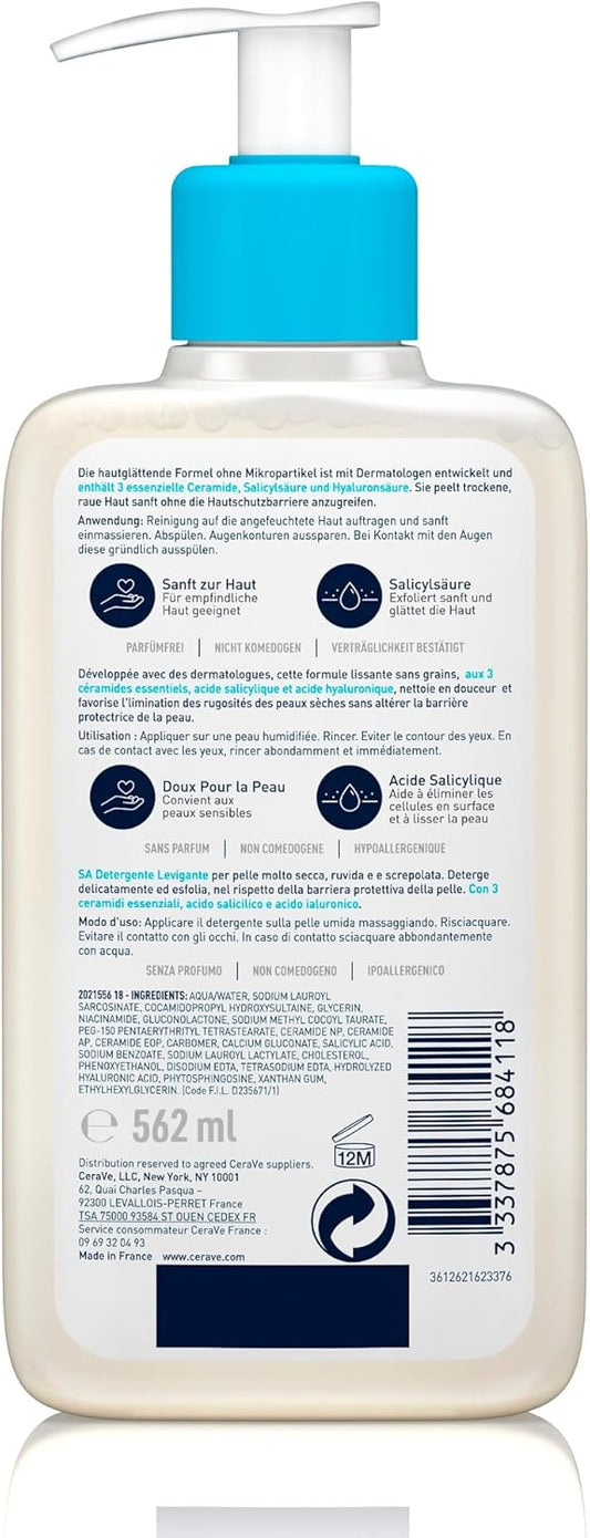 CeraVe - SA Gel Nettoyant Anti-Rugosités