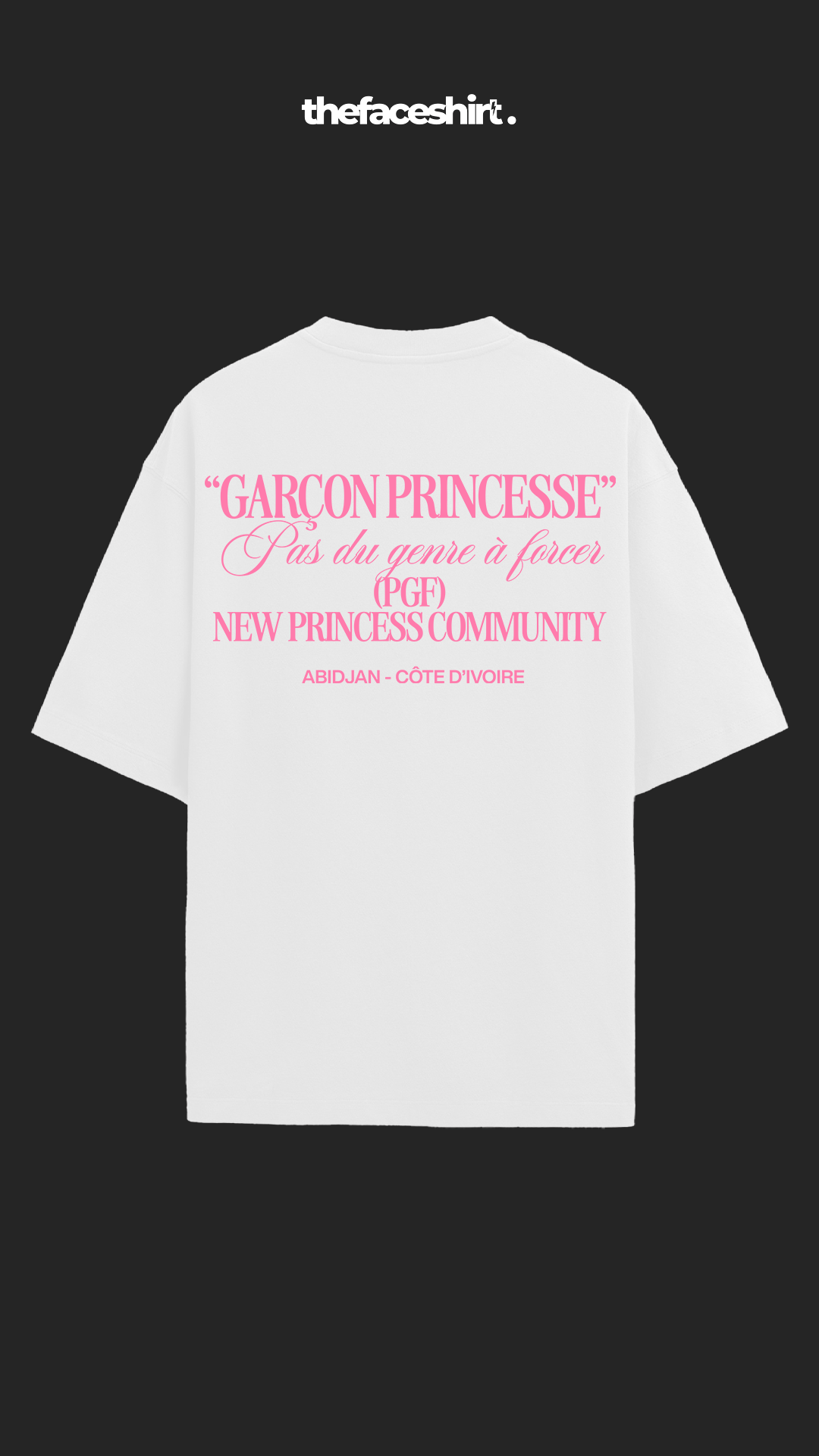 thefaceshirt - Merch Garçon Princesse