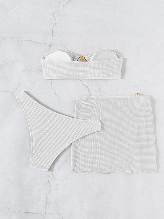 ATYWS - BikiniBaby maillot de bain trois pièces avec soutien-gorge à armatures et culotte ajustable