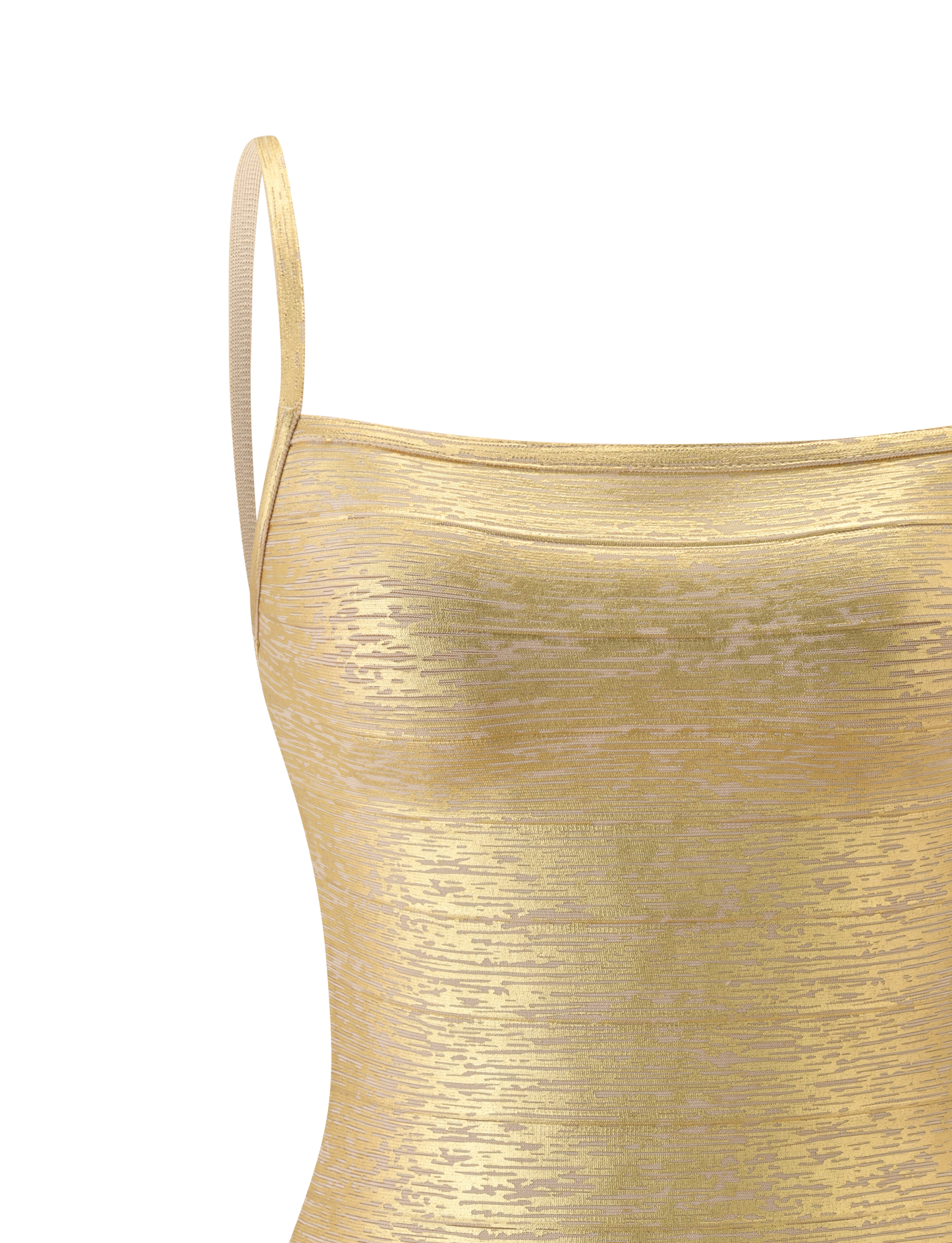 TIGER MIST - MIDORI METALLIC MINI BANDAGE DRESS