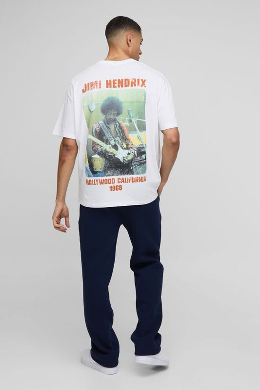 BoohooMAN - Oversized Jimi Hendrix License Printed T-Shirt