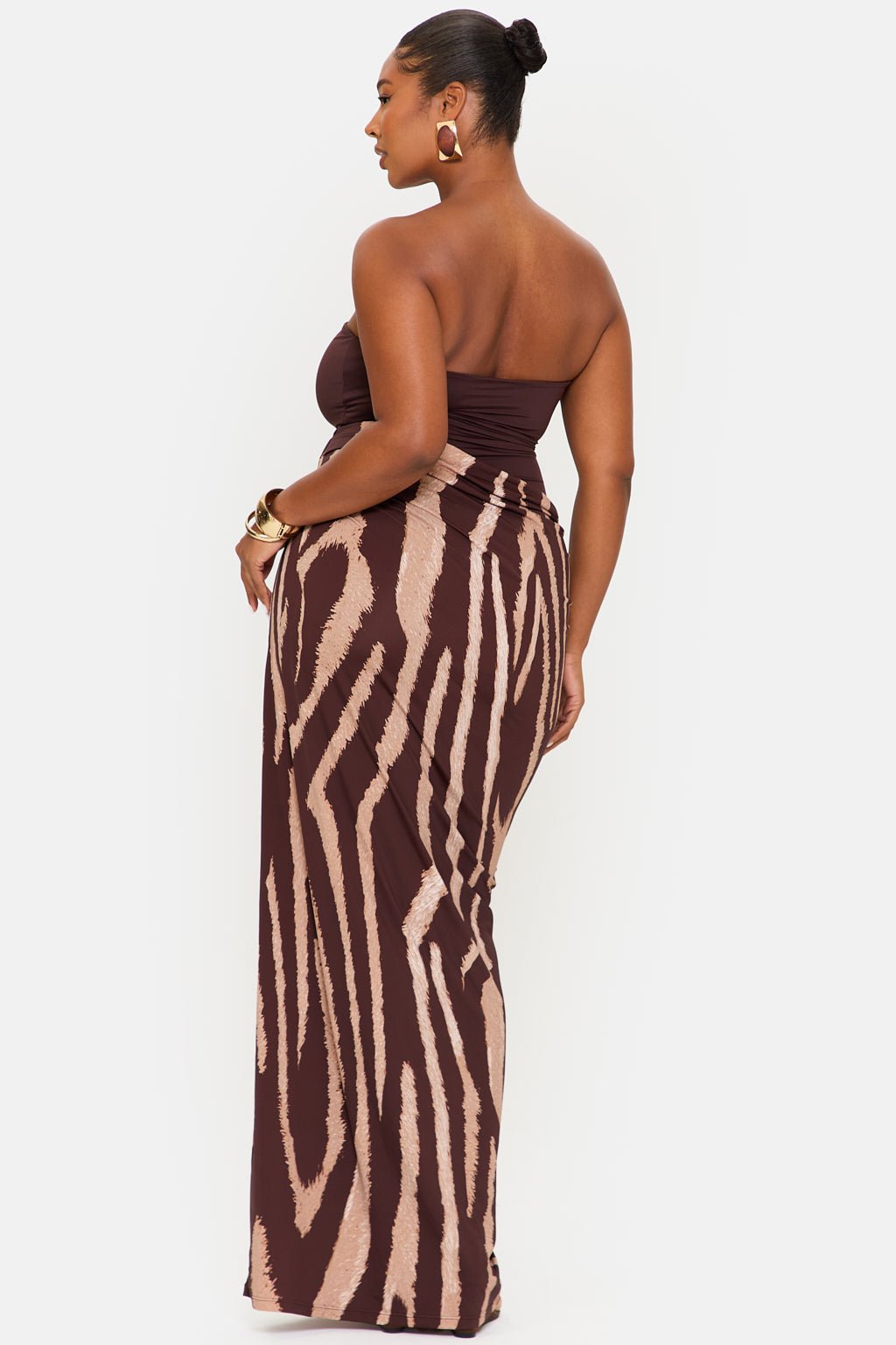 Murci - Fiorella Ruched Maxi Dress