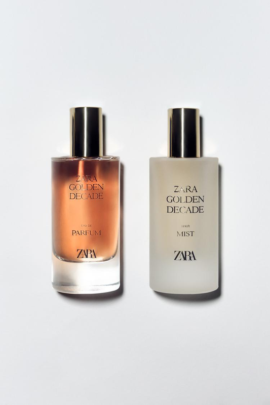 ZARA GOLDEN DECADE EDP + BRUME CAPILLAIRE ÉDITION LIMITÉE 2X50ML (1.7 FL. OZ).