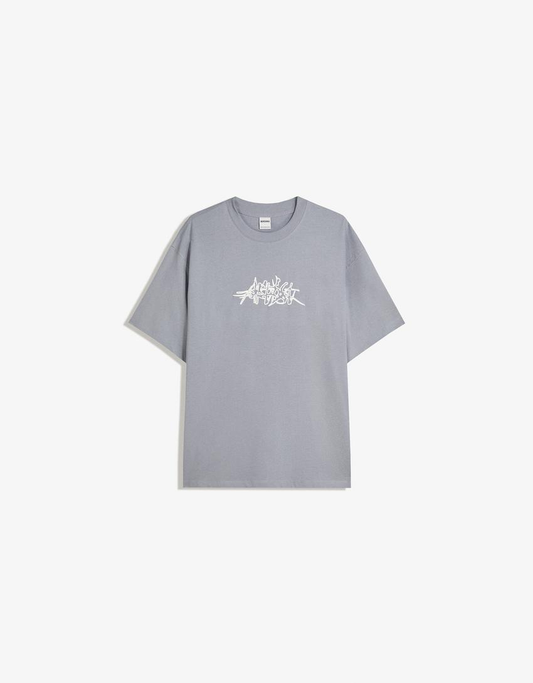 Bershka - T-shirt manches courtes imprimé