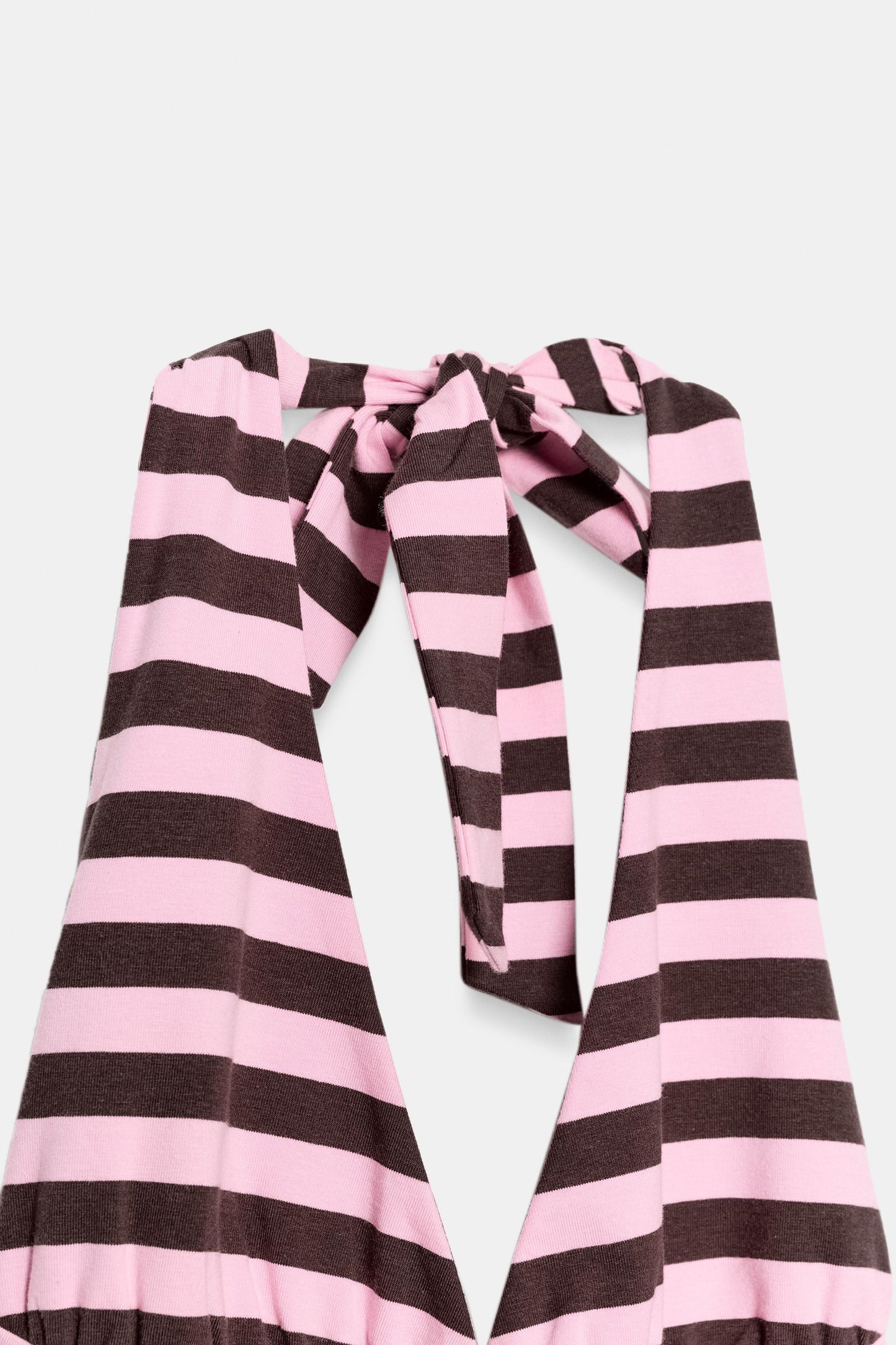 Zara - Robe Halter à rayures