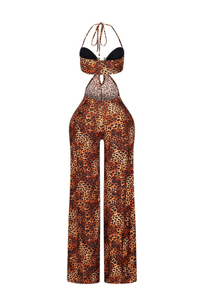 Sixtylia - Neon Wildcat Cut Out Jumpsuit