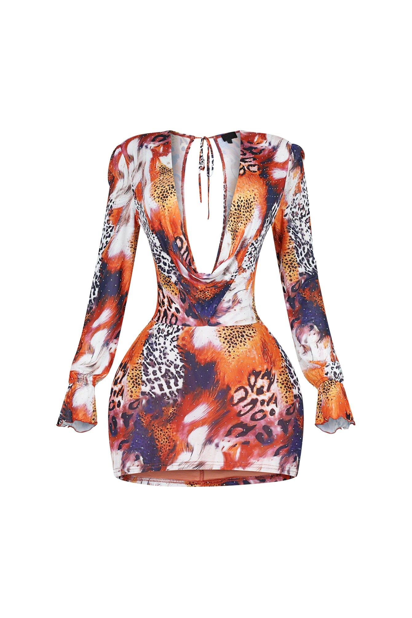 Dare To Wear – Mini robe en strass avec coupe ajustée et design audacieux