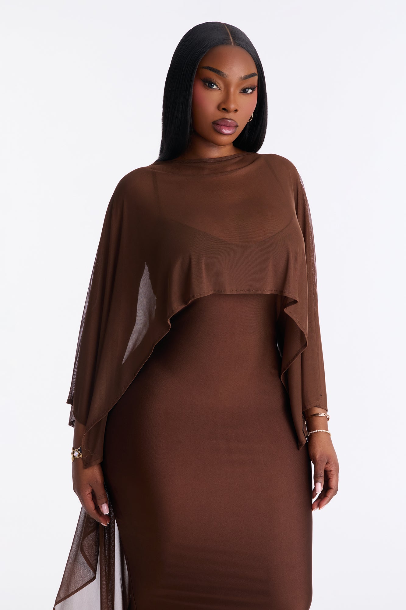 Staying True Satin Maxi Dress