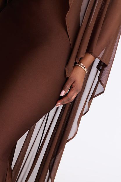 Staying True Satin Maxi Dress
