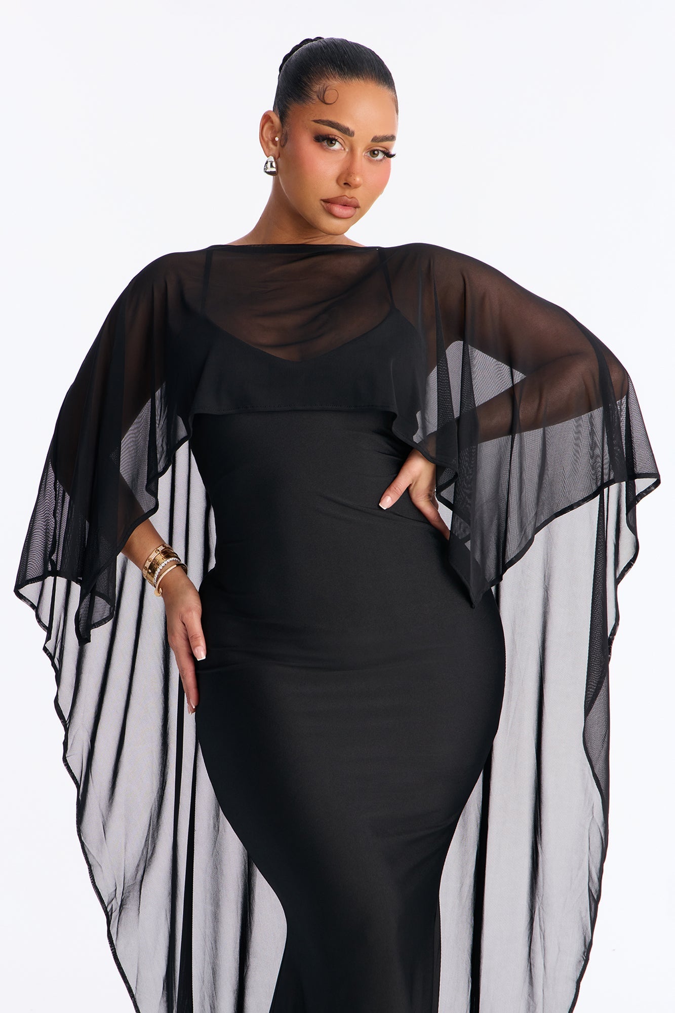 Staying True Satin Maxi Dress