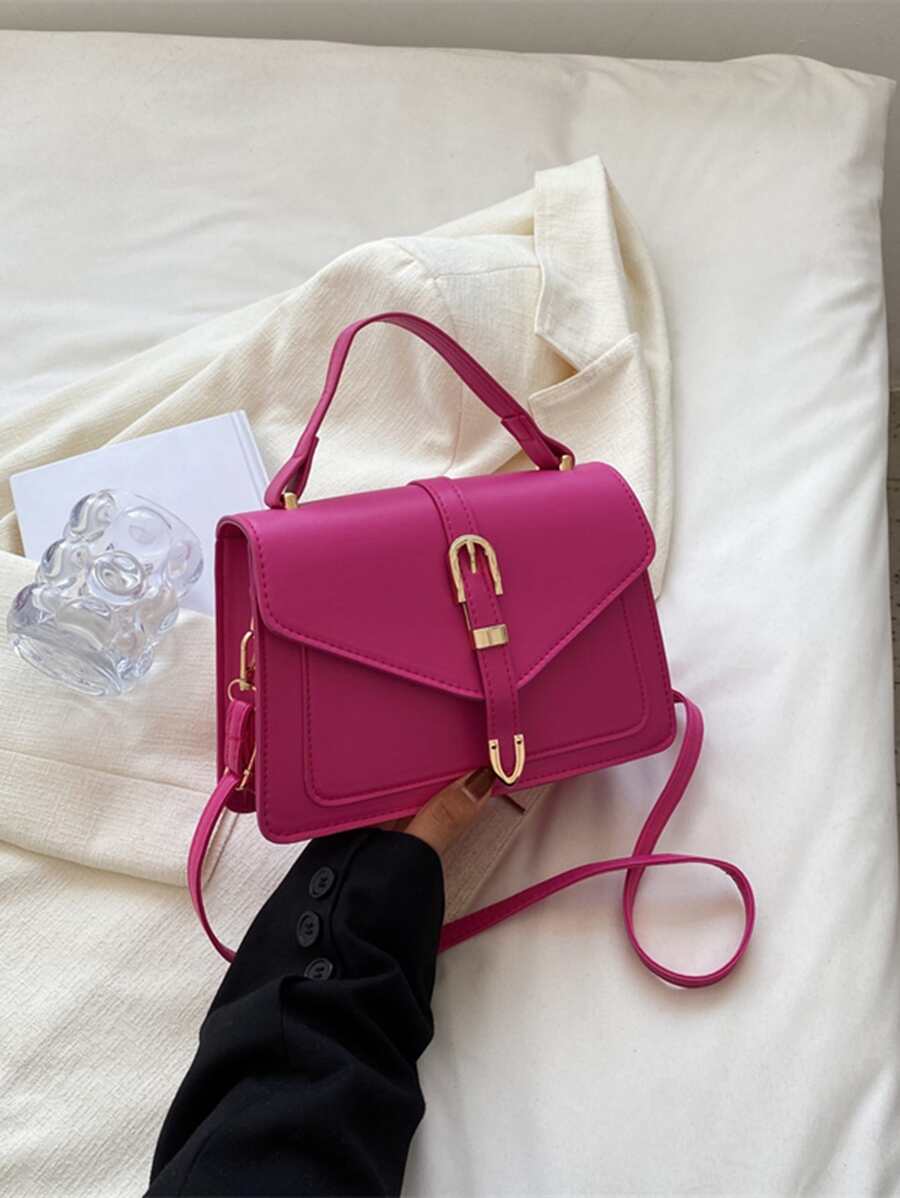 Sac carré à rabat minimaliste – Imperméable et léger pour le quotidien