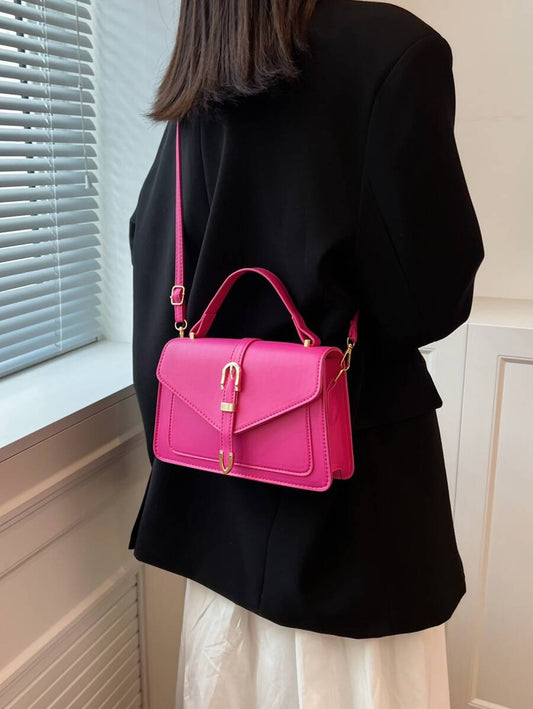Sac carré à rabat minimaliste – Imperméable et léger pour le quotidien
