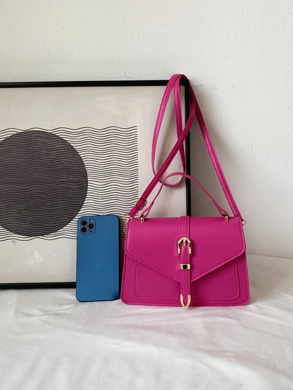 Sac carré à rabat minimaliste – Imperméable et léger pour le quotidien