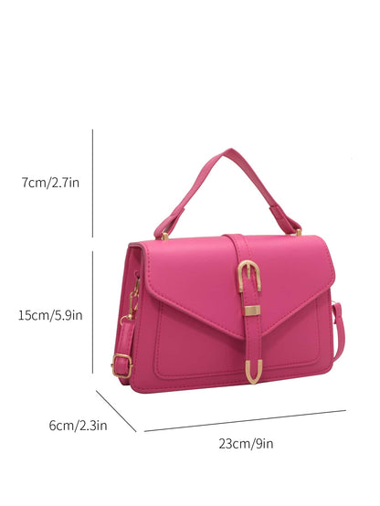 Sac carré à rabat minimaliste – Imperméable et léger pour le quotidien