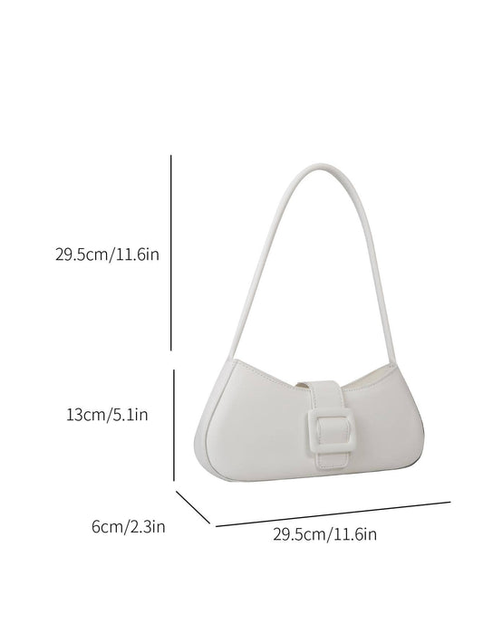 Sac baguette minimaliste à boucle – Élégance estivale