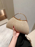 SHEIN - Sac léger à strass, design mini avec cordon coulissant et perles