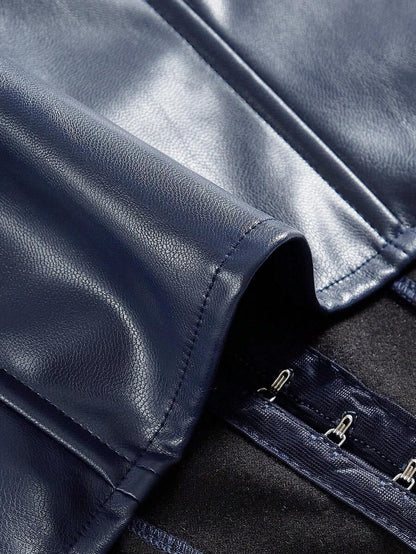 SHEIN MOD – Top corset à boutons avec baleines et décolleté ajusté