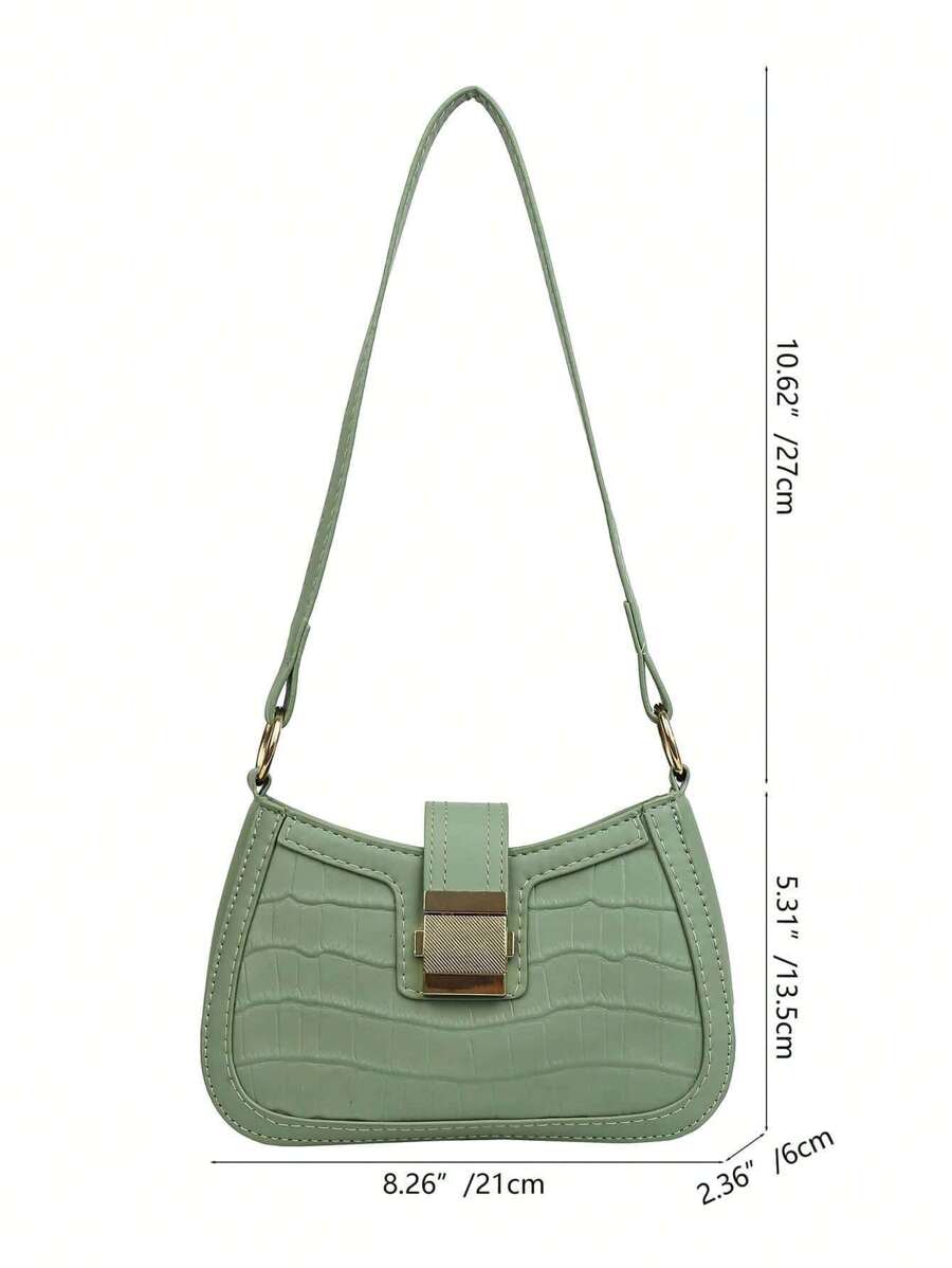 Chic & Glam – Sac à bandoulière en cuir avec poches et design polyvalent