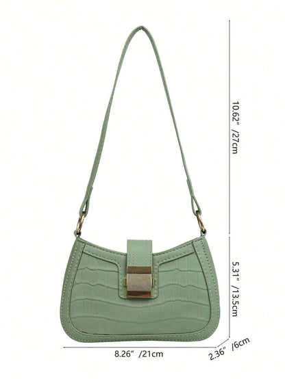 Chic & Glam – Sac à bandoulière en cuir avec poches et design polyvalent