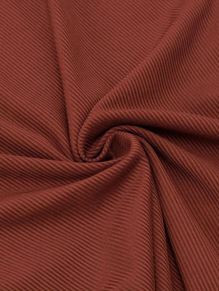 INAWLY – Robe halter découpée en tissu léger pour un look chic