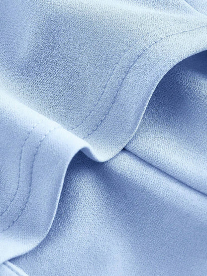 SHEIN MOD – Top Tube Asymétrique Bleu Azur