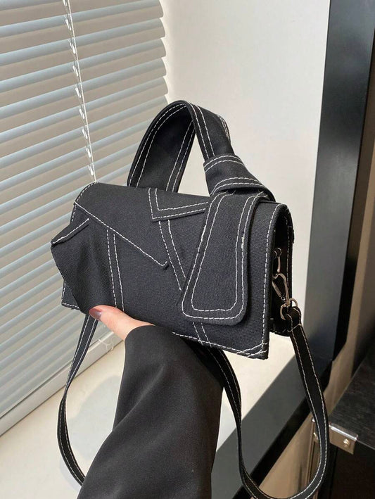Mini Sac à Main Vintage Carré en Jean – Style Funky