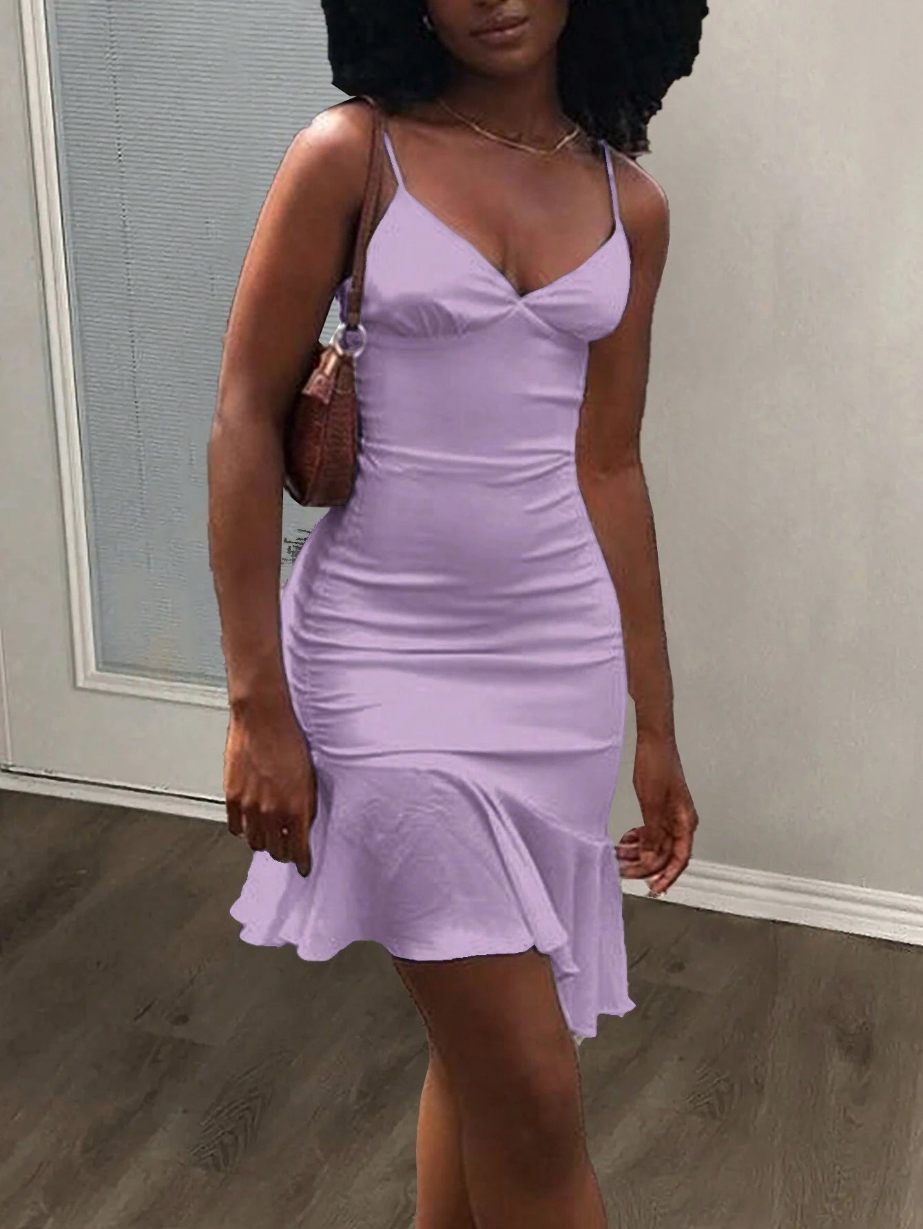 Slaydiva – Robe Mini Volants Col V
