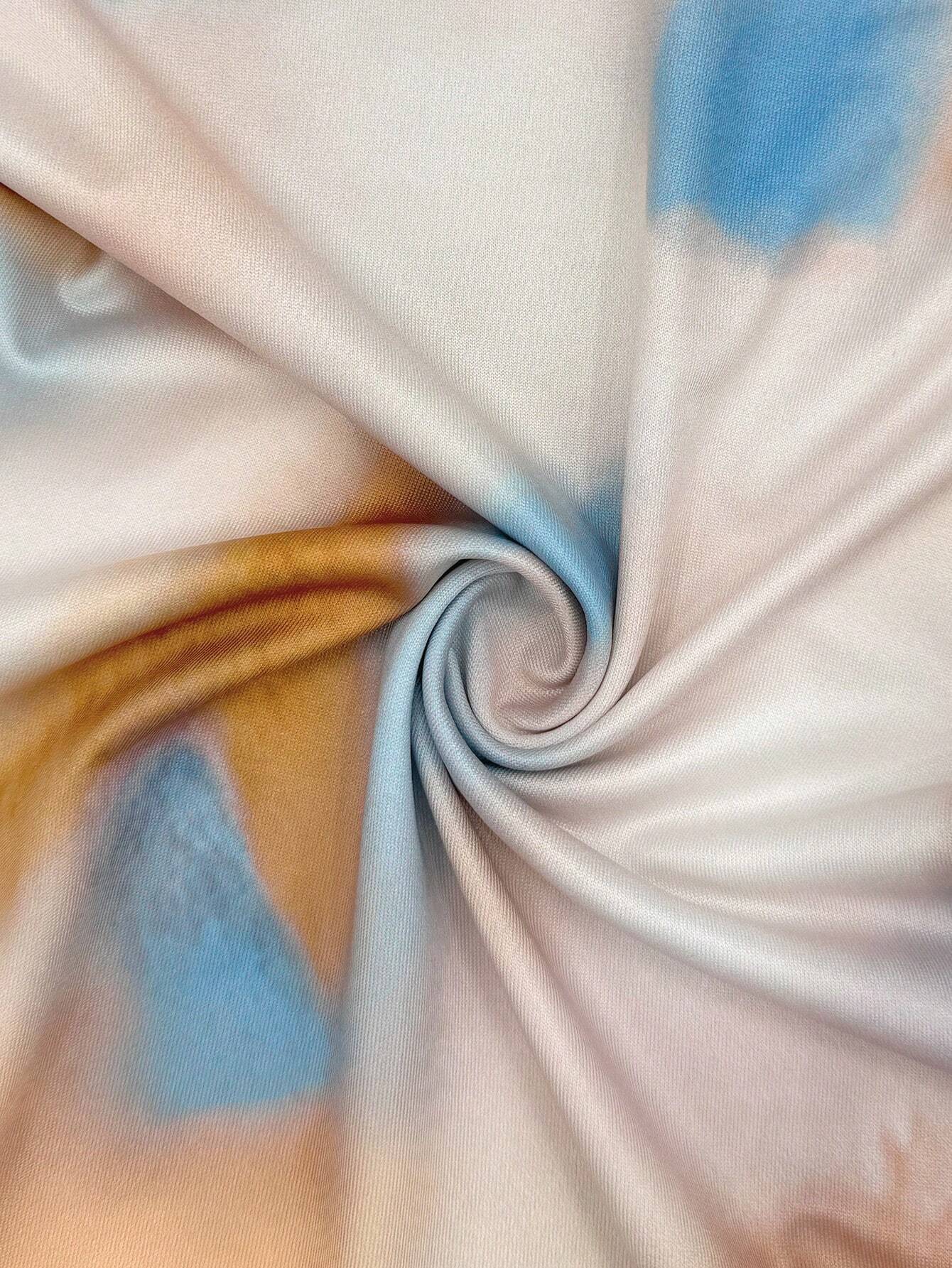 Rafferiza – Ensemble de 2 Débardeurs Tie Dye à Ourlet Asymétrique pour Femmes