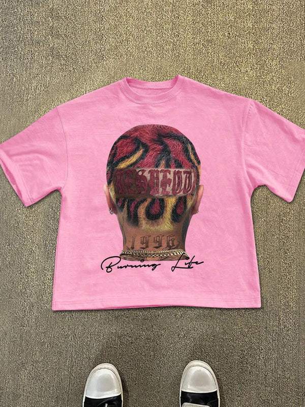 Manfinity EMRG – T-shirt casual à imprimé graphique