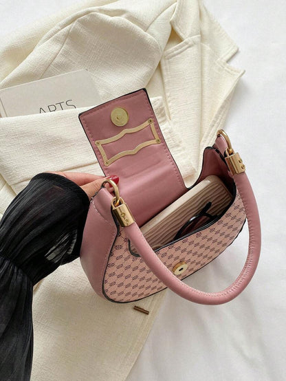 Sac à épaule mini en patchwork géométrique, pratique et léger