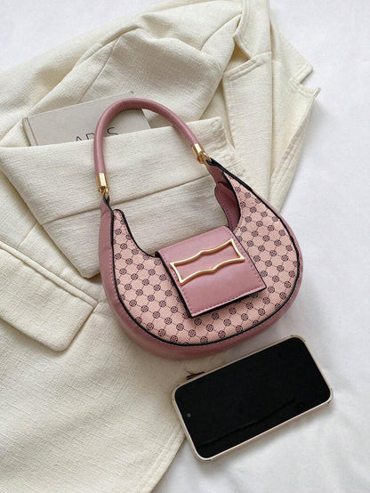 Sac à épaule mini en patchwork géométrique, pratique et léger