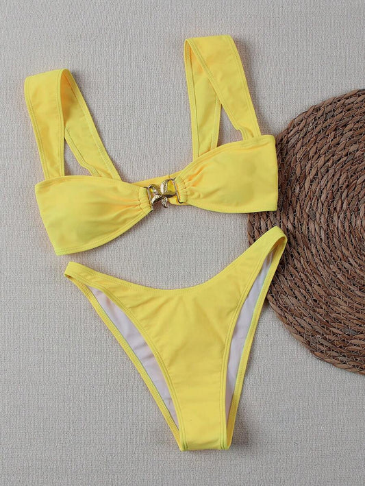 ATYWS – Bikini femme avec décoration étoile de mer et coupe sexy