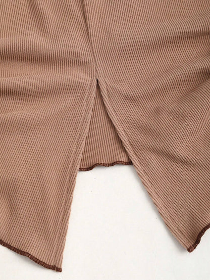 Sweetra – Top Asymétrique à Une Épaule avec Nœud