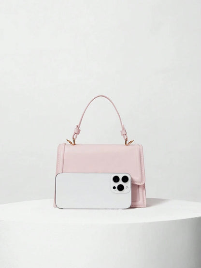 Sac à Main Élégant à Rabat Rétro en PU – Spécial Saint-Valentin