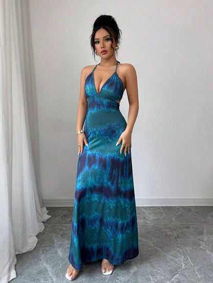 Chiquease – Robe d’été à col en V et coupe évasée