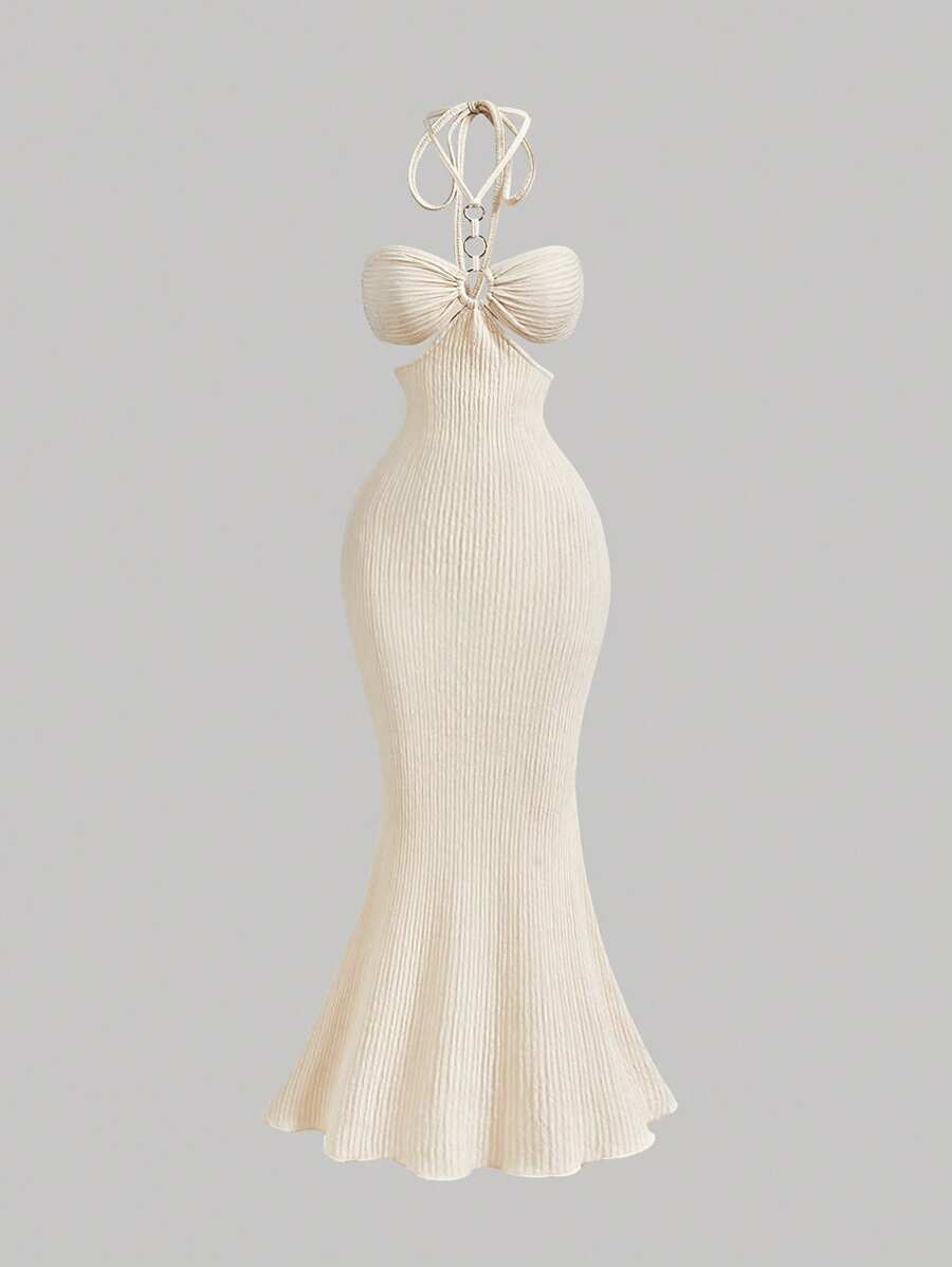 SHEIN MOD – Robe longue kaftan col en V