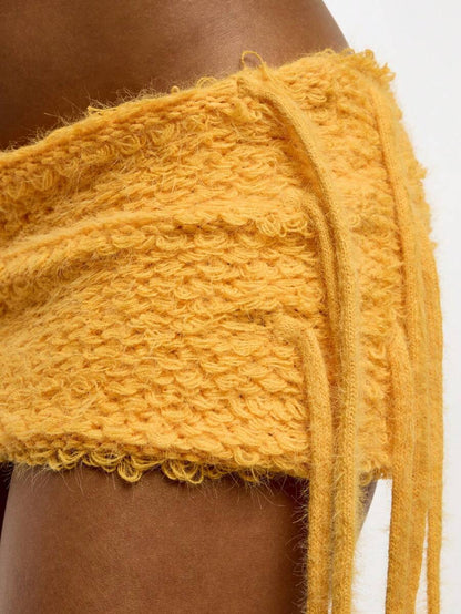 SUMWON WOMEN – Minijupe en crochet avec franges pour festivals et vacances d'été