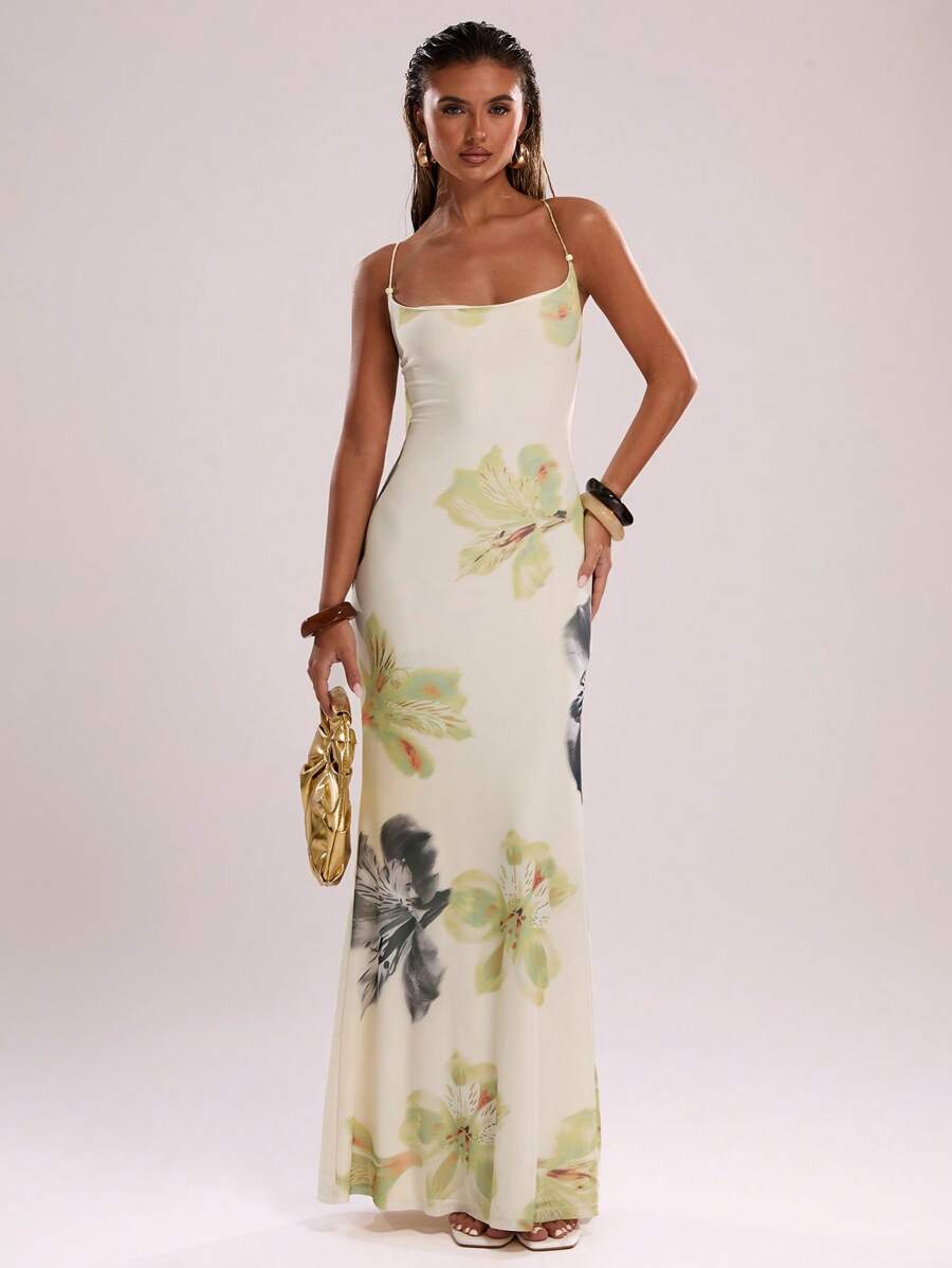 SHEIN BAE – Robe d'été sans manches en coton avec design fluide et coupe décontractée