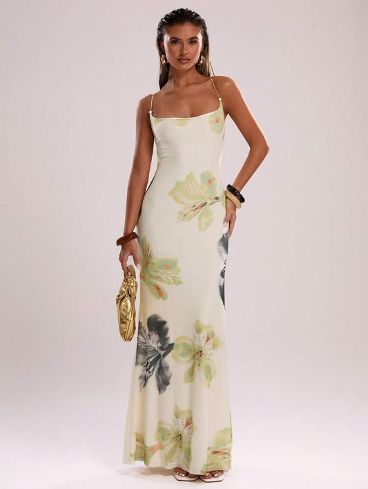 SHEIN BAE – Robe d'été sans manches en coton avec design fluide et coupe décontractée