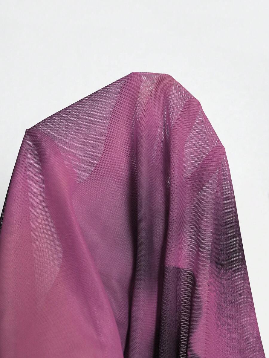 INAWLY – Top drapé au cou en tissu léger pour l'été