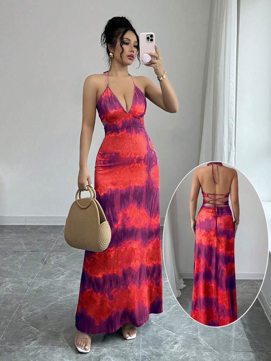 Chiquease – Robe d’été à col en V et coupe évasée