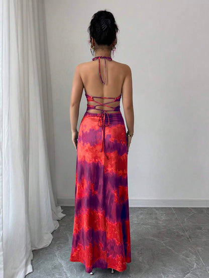 Chiquease – Robe d’été à col en V et coupe évasée