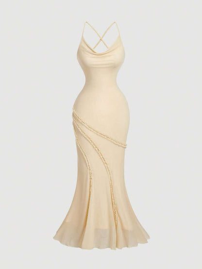 SHEIN MOD – Robe longue estivale en tissu léger avec coupe fluide