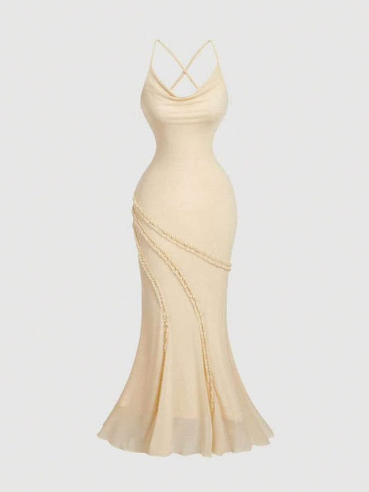 SHEIN MOD – Robe longue estivale en tissu léger avec coupe fluide
