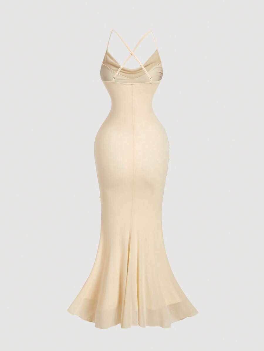 SHEIN MOD – Robe longue estivale en tissu léger avec coupe fluide