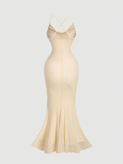 SHEIN MOD – Robe longue estivale en tissu léger avec coupe fluide